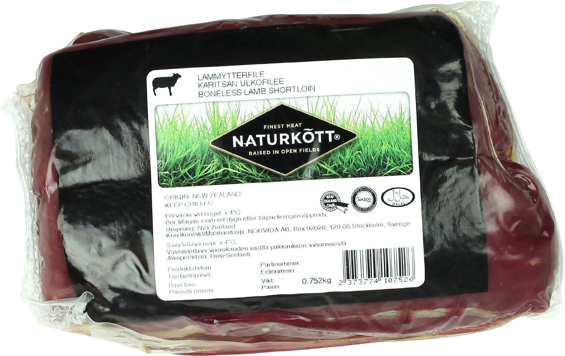 Naturkött Karitsan ulkofilee n. 900 g