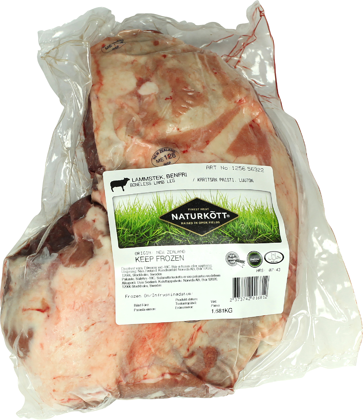 Naturkött karitsan luuton paisti n. 1,7 kg pakaste | K-Ruoka Verkkokauppa