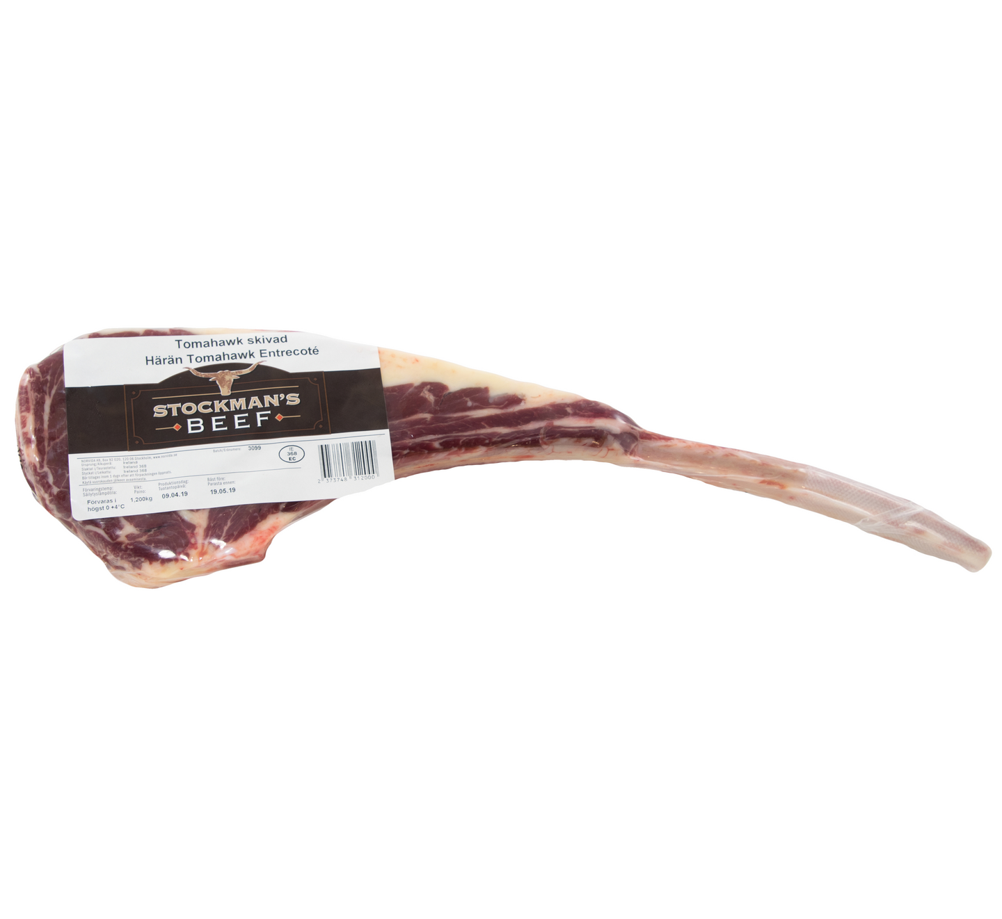 Stockmans rotukarjan tomahawk pihvi n. 1 kg