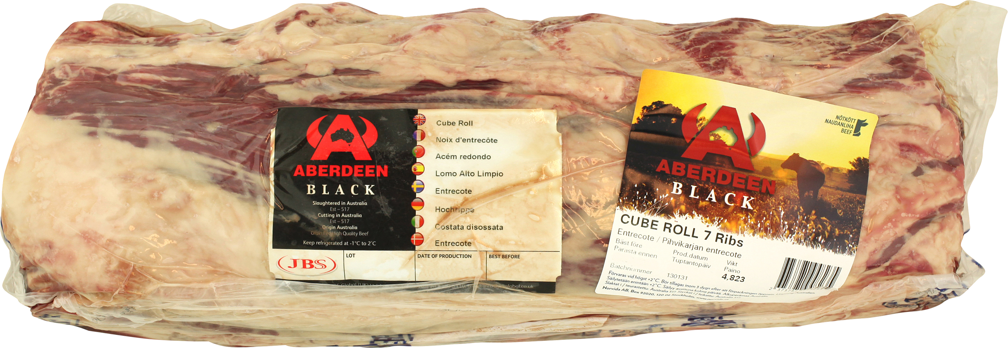 Aberdeen Black naudan entrecote n. 4,9kg AU