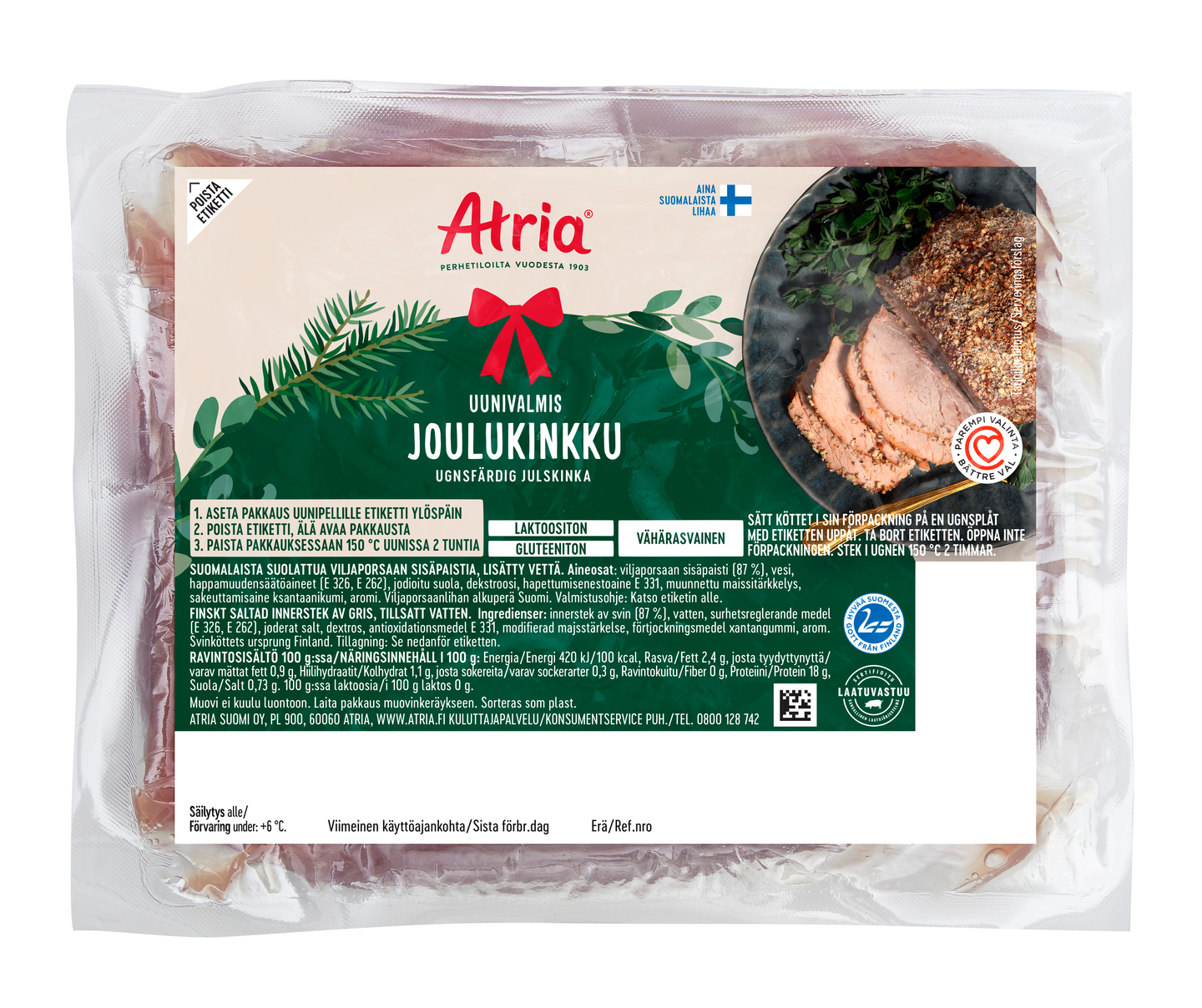 Atria Uunivalmis Joulukinkku n. 1,5 kg