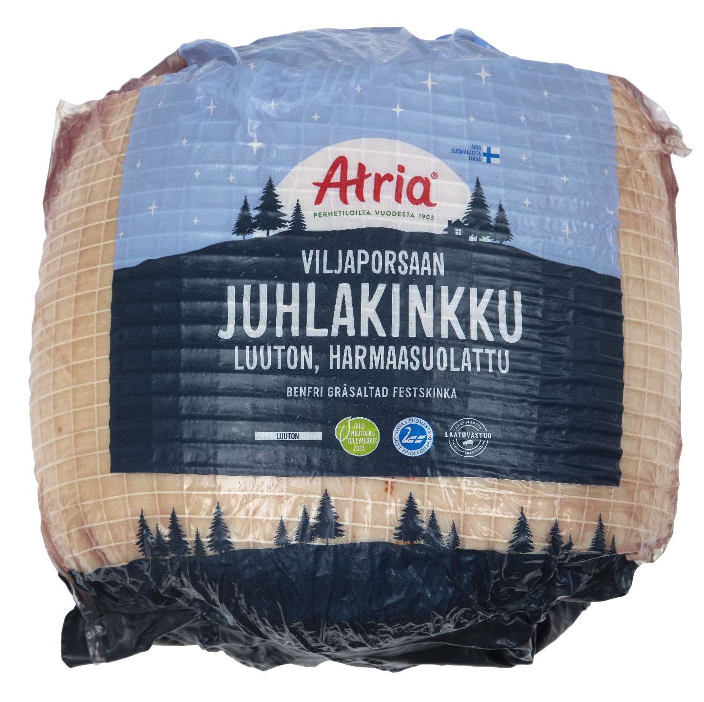 Atria Viljaporsaan juhlakinkku n. 5 kg luuton tuore