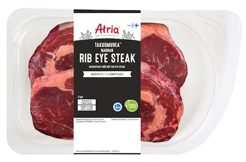 Atria takuumurea naudan rib eye steak 2kpl n. 600 g