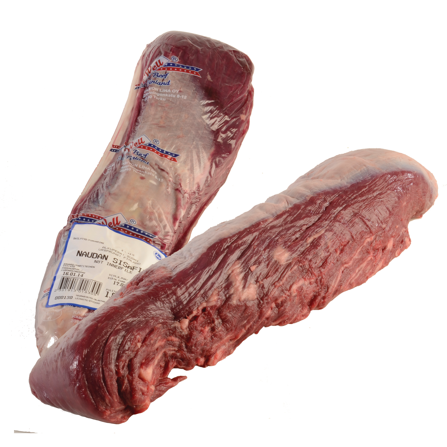 Well beef naudan sisäfile 1xn1,5kg FI | K-Ruoka Verkkokauppa