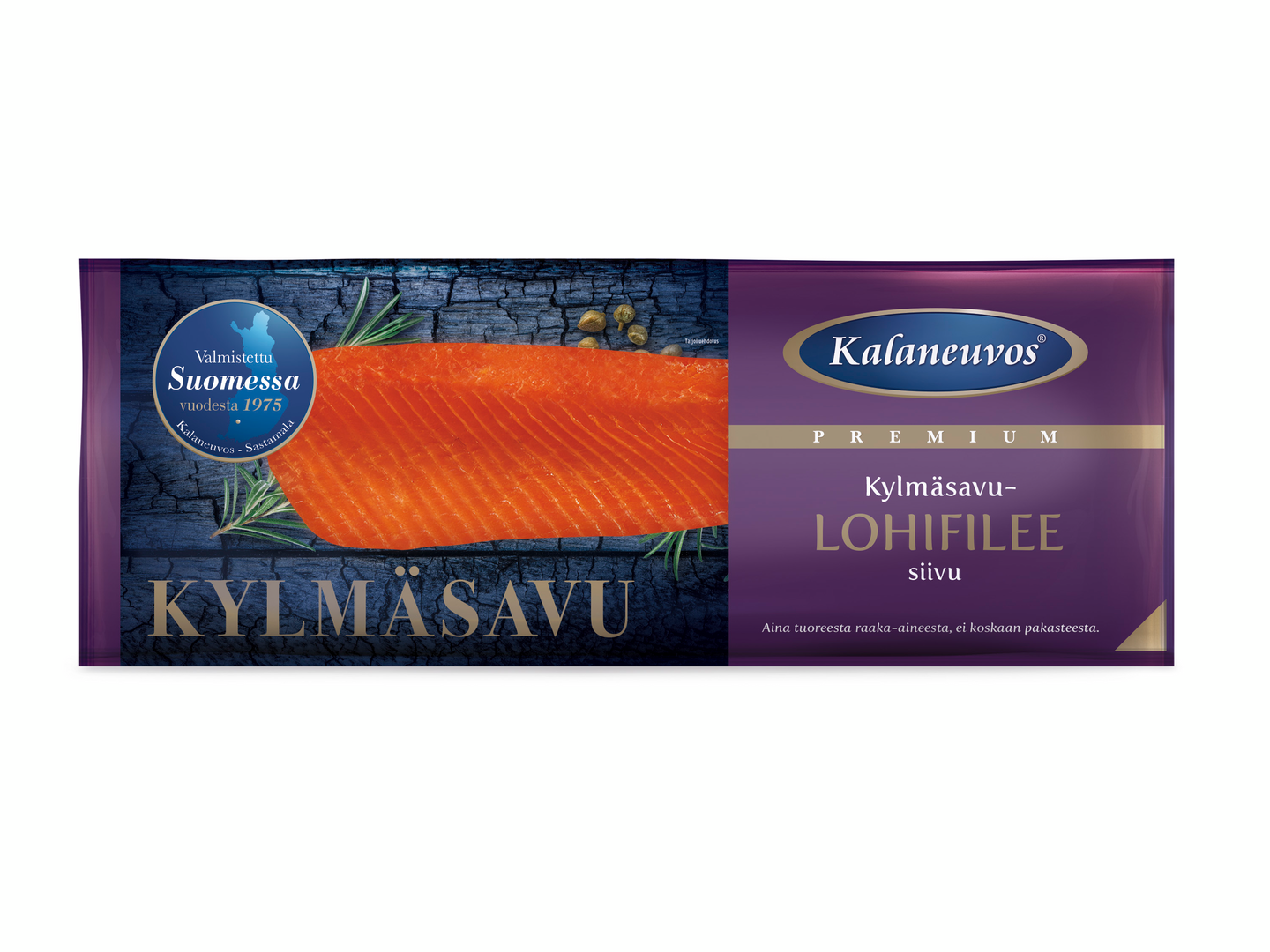 Kalaneuvos premium kylmäsavulohifilee n900g siivu vakuumipakattu