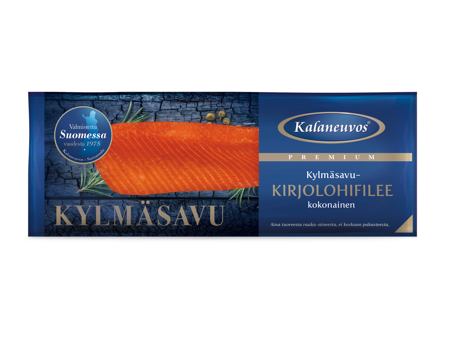 Kalaneuvos kylmäsavustettu kirjolohifilee ruodoton 500-1000g vakuumi