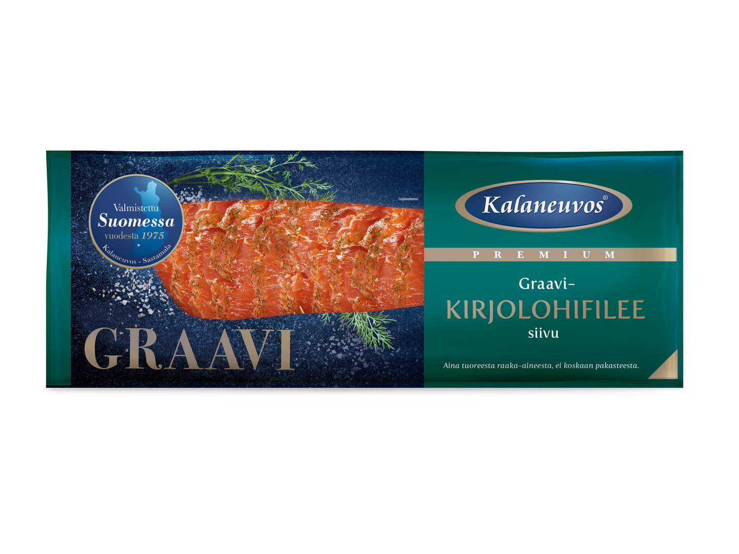 Kalaneuvos graavi kirjolohifilee n. 750g siivu vak pitkä, alustaton