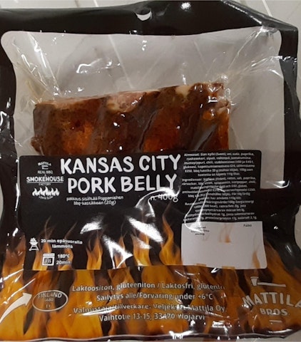 Mattila Bros. Smokehouse Kansas city pork belly n. 400g
