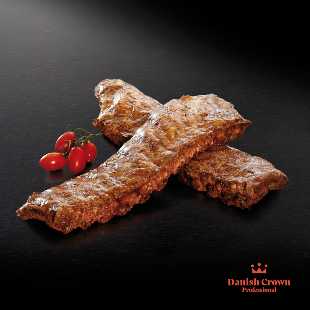 Danish Crown Professionals Spare ribs American marinoitu kypsä n. 3400g ...