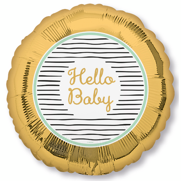 Ilmapallokeskus Foliopallo Hello Baby
