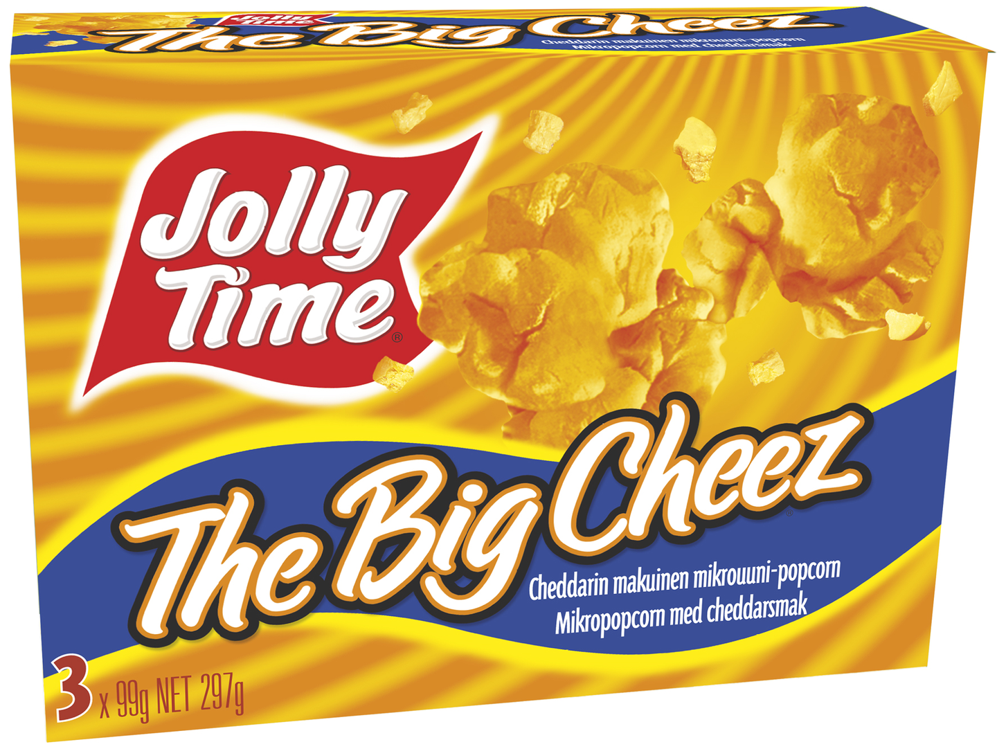 Jolly Time The Big Cheez Ultimate Cheddar Microwave Popcorn, Oz, Count