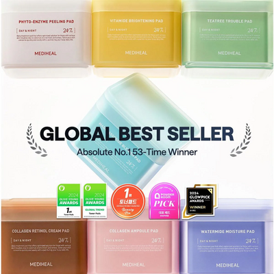 Mediheal Collagen Ampoule Pad hoitolaput 100kpl