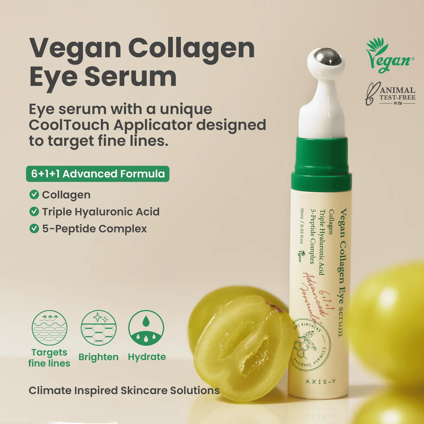 Axis-Y Vegan Collagen silmänympärysseerumi 10ml
