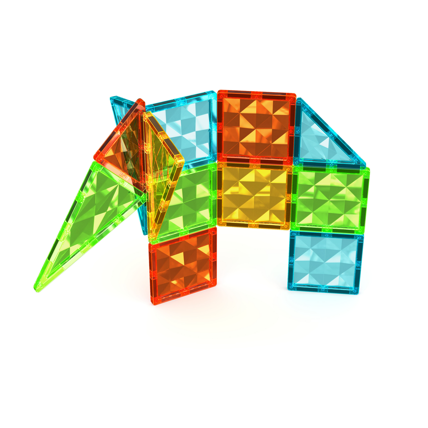 Geomag magneettiset laatat Gems 32 osaa magneettirakennussetti