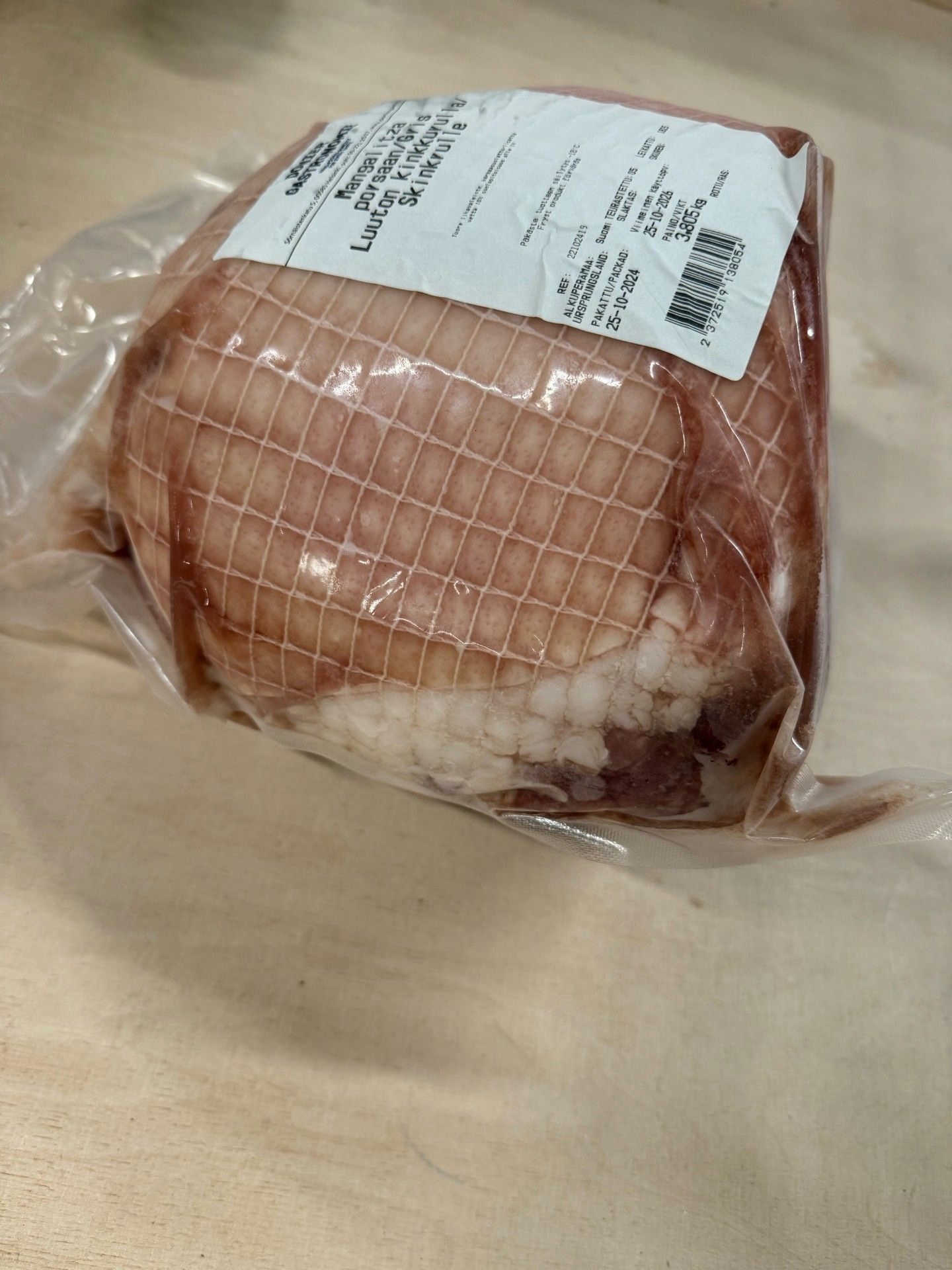 Mangalitza porsaan luuton kinkkurulla n. 3kg pakaste