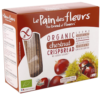 Le Pain des Fleurs kastanjanäkkileipä 150g gluteeniton luomu