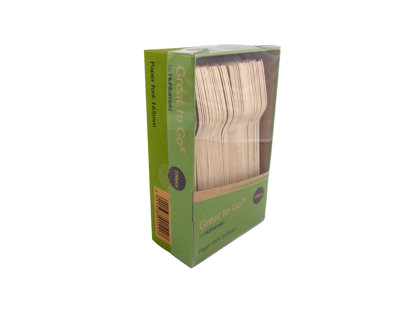 Hmäki paperihaarukka 165mm 100kpl kraft