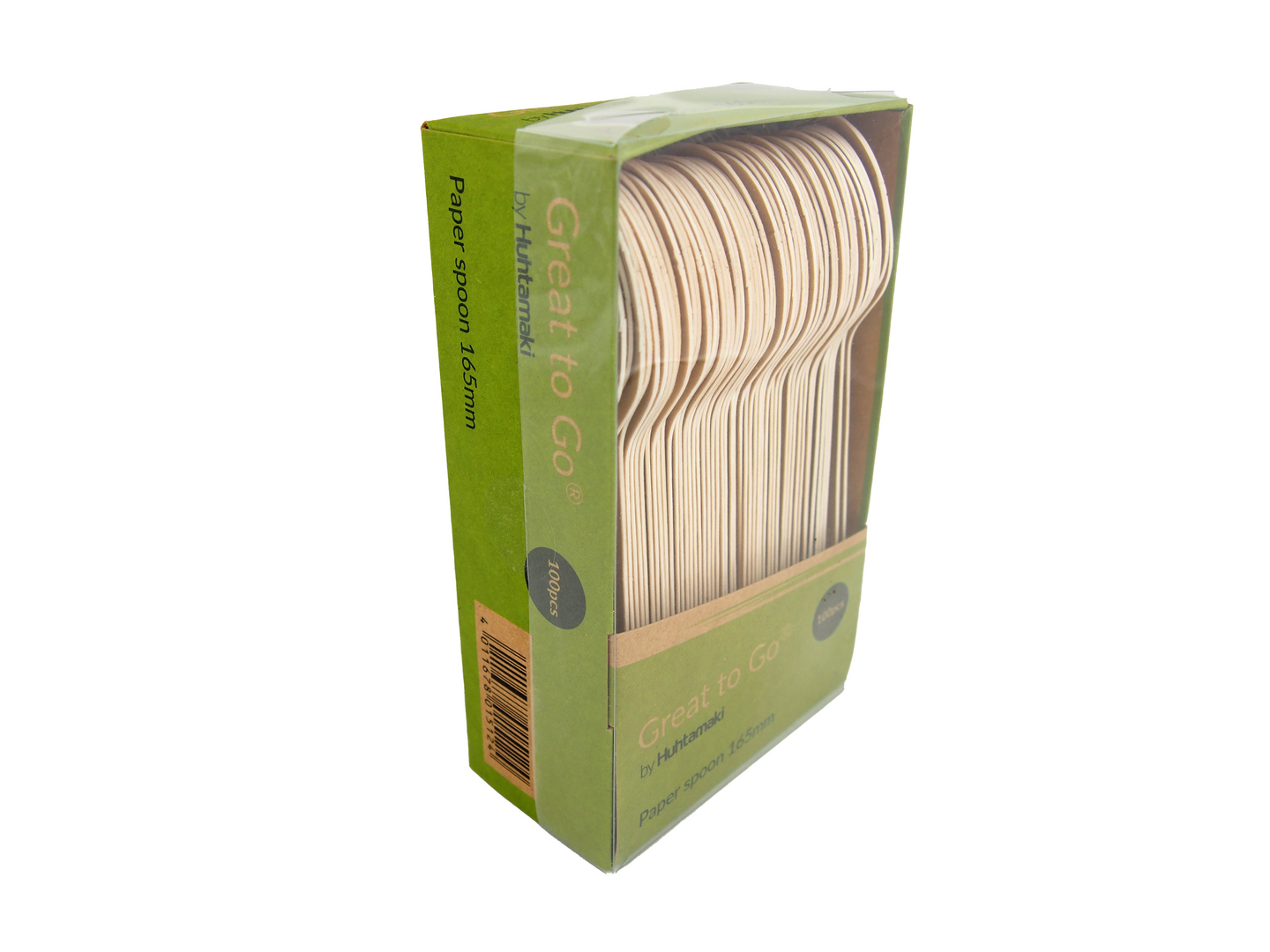 Hmäki paperilusikka 165mm 100kpl kraft