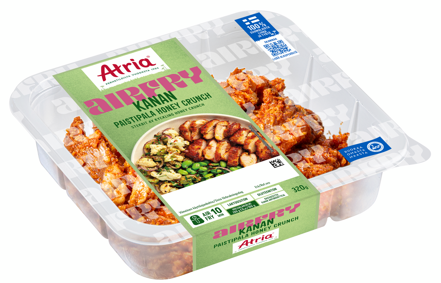 Atria airfry kanan paistipala honey crunch 320 g