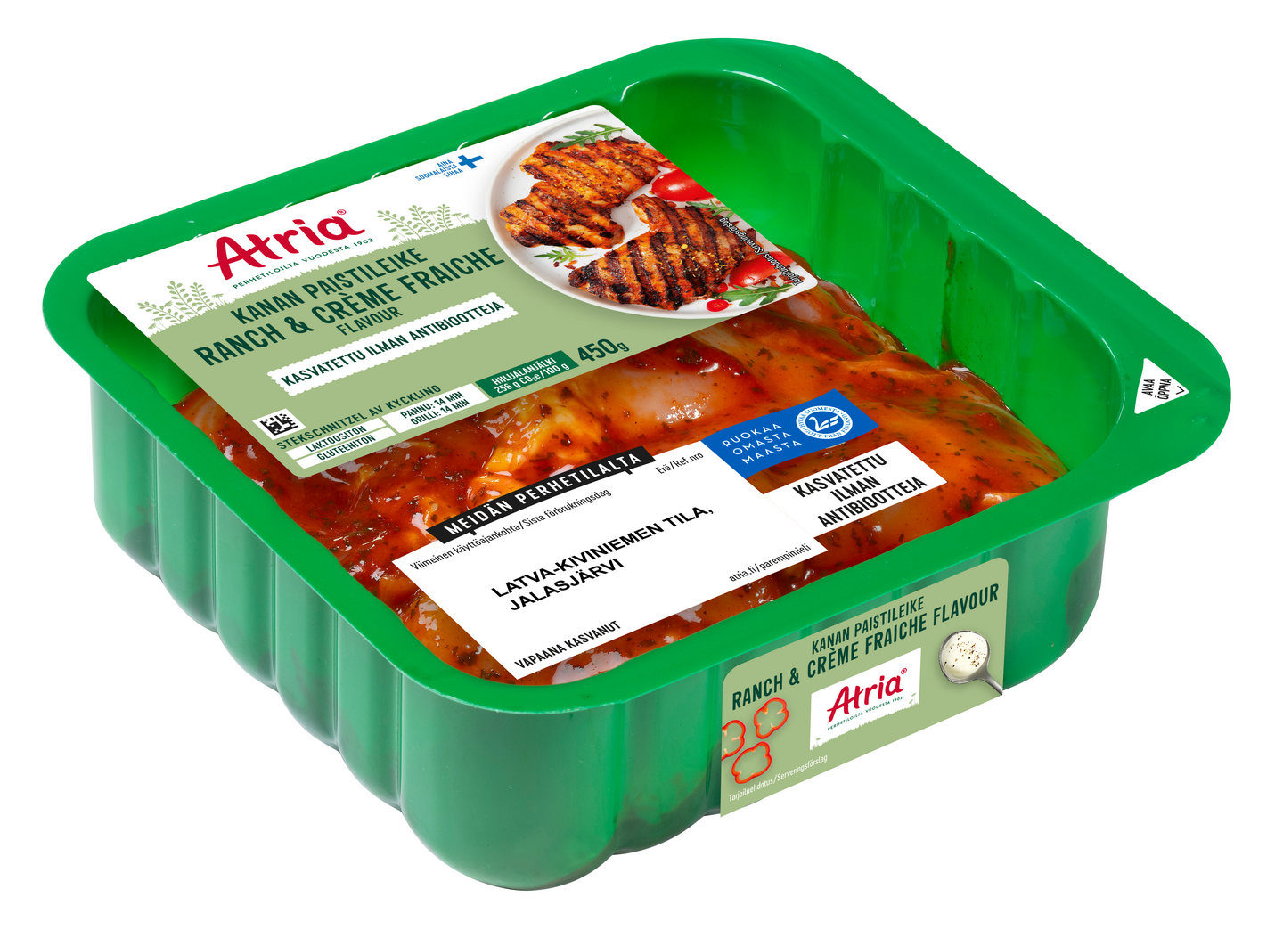 Atria Kanan Paistileike Ranch & Crème Fraiche Flavour 450 g