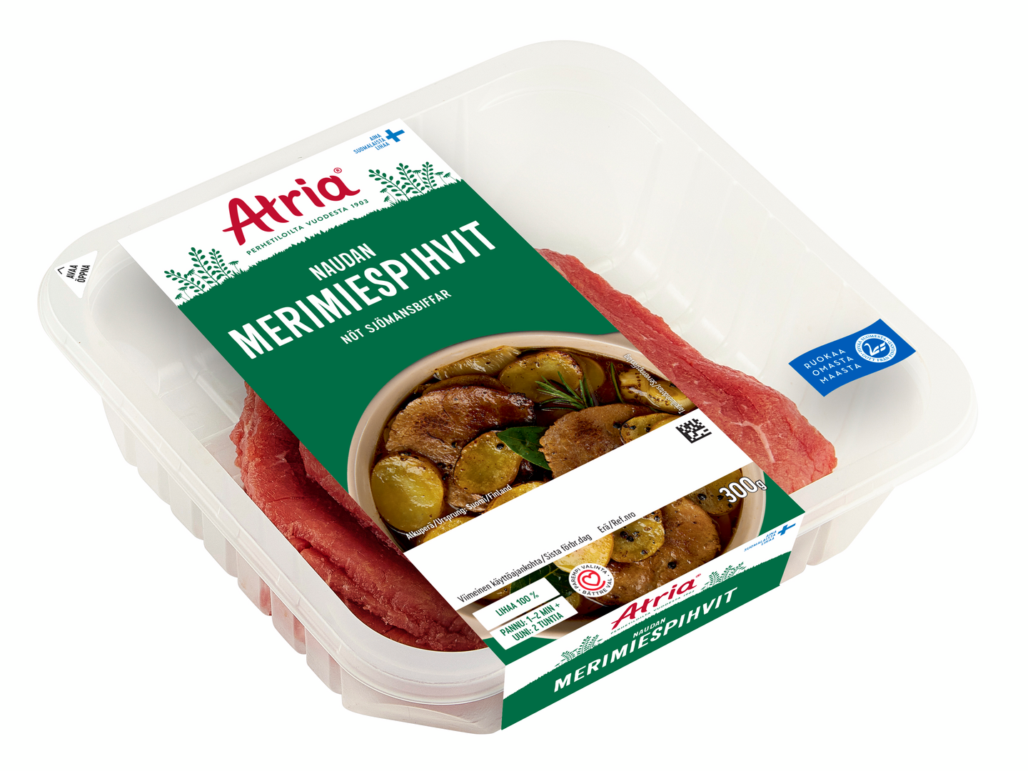 Atria Naudan merimiespihvit 300 g
