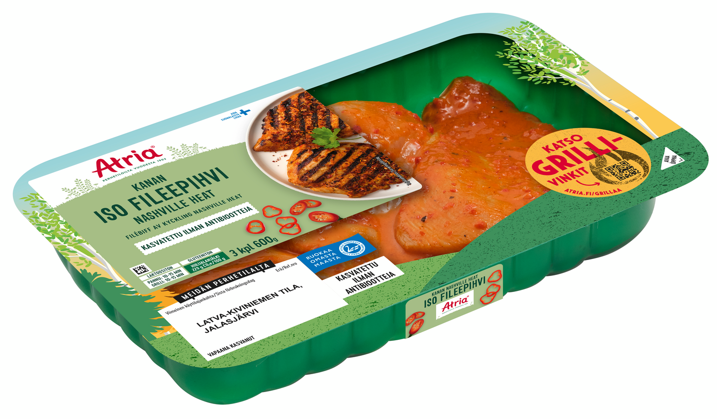 Atria kanan iso fileepihvi Nashville heat 600 g