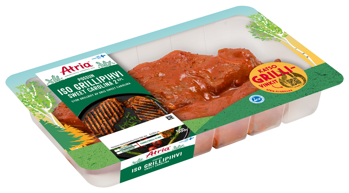 Atria possun iso grillipihvi sweet Carolina 500 g