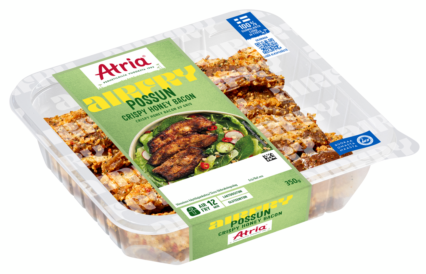 Atria Airfry possun crispy honey bacon 350 g
