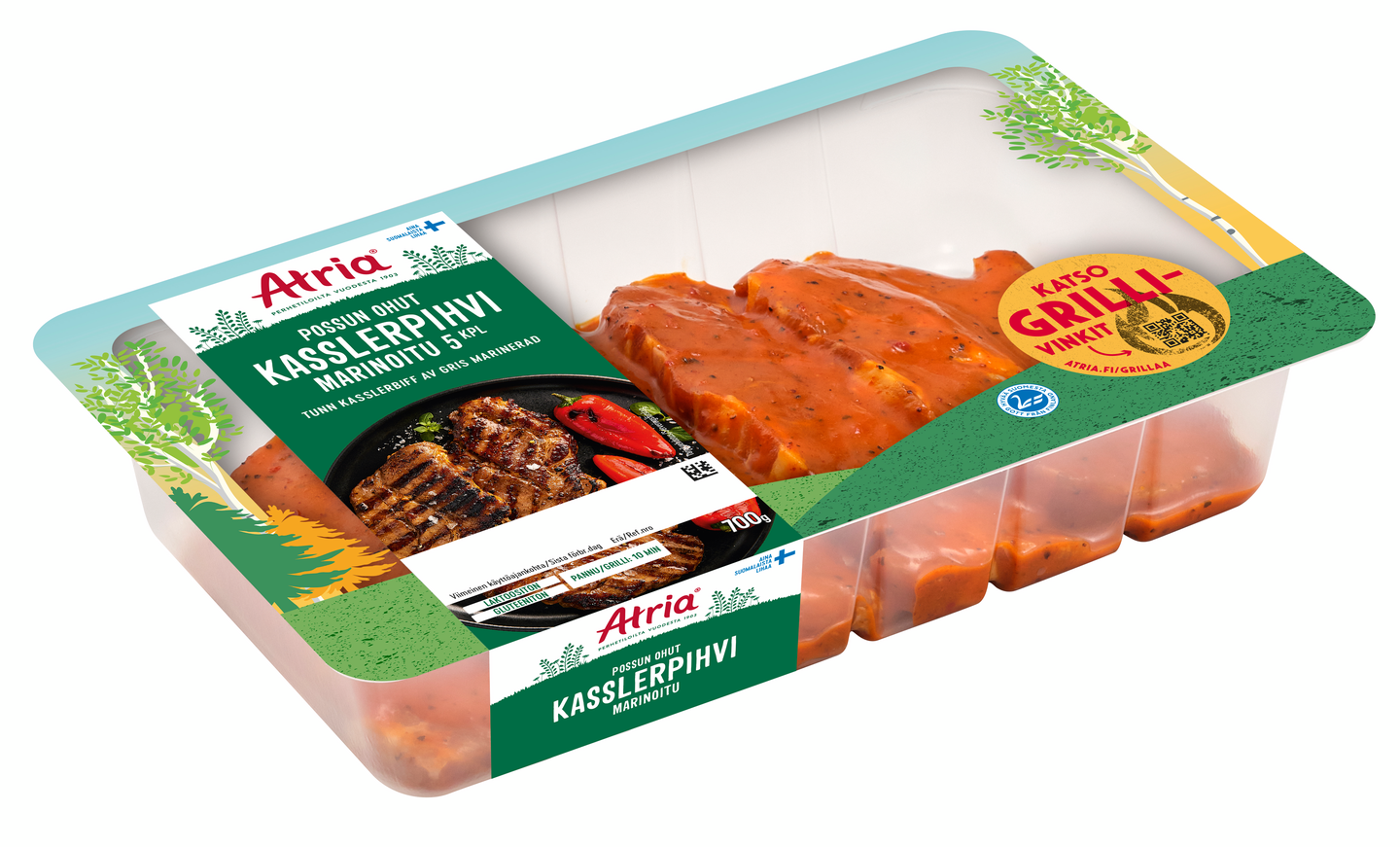 Atria possun ohut kasslerpihvi marinoitu 700 g