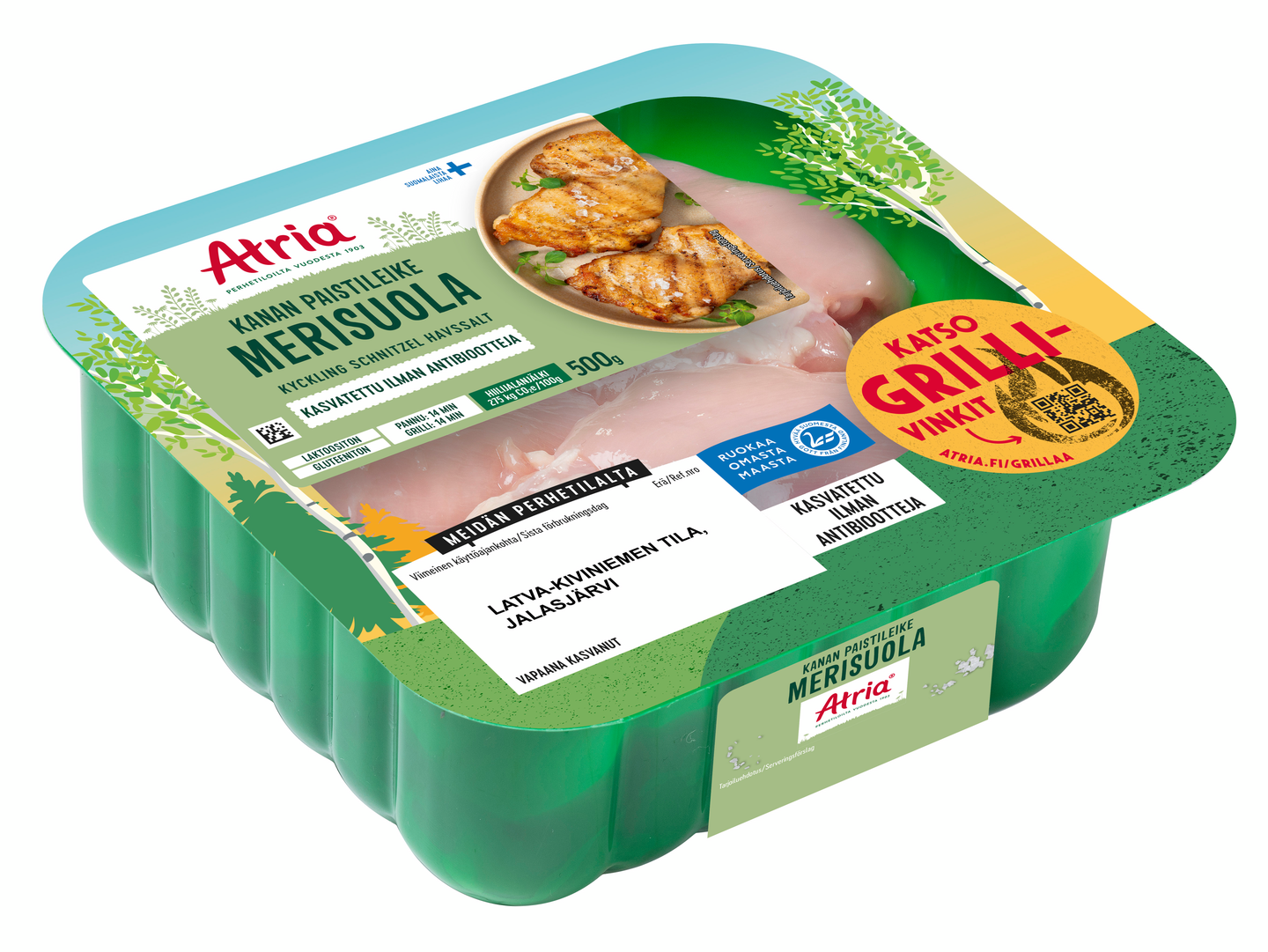 Atria kanan paistileike 500g merisuola