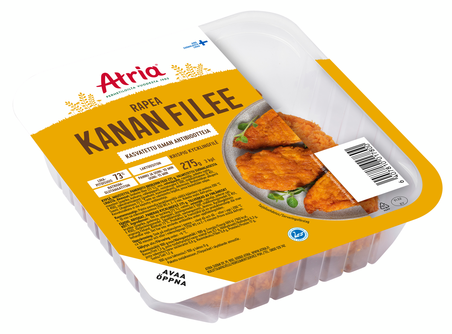 Atria rapea kananfilee 275g