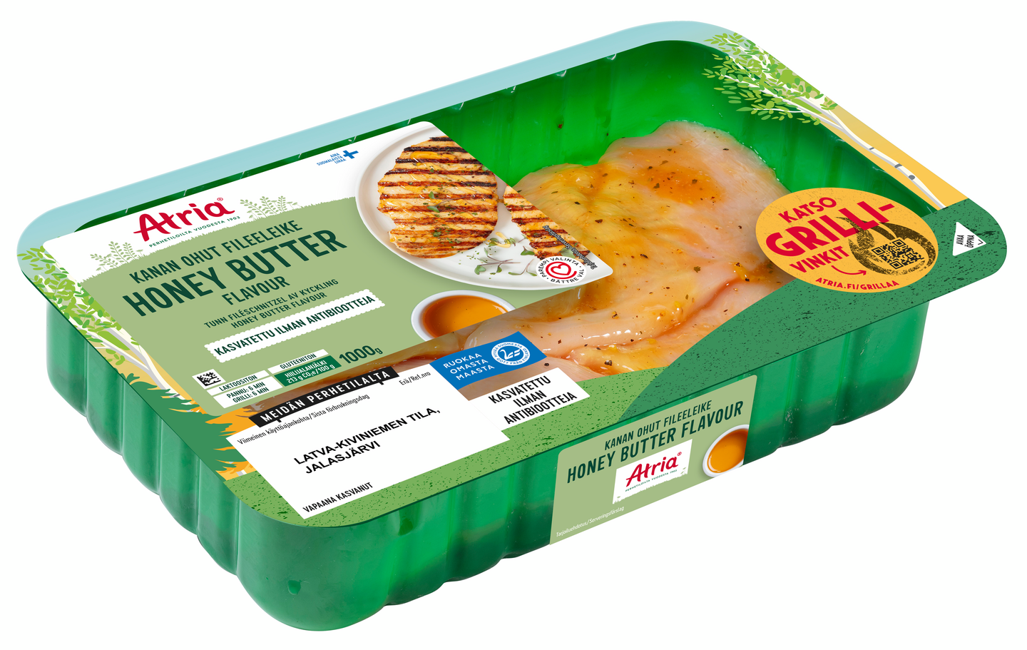 Atria Kanan Ohut Fileeleike Honey Butter 1000g