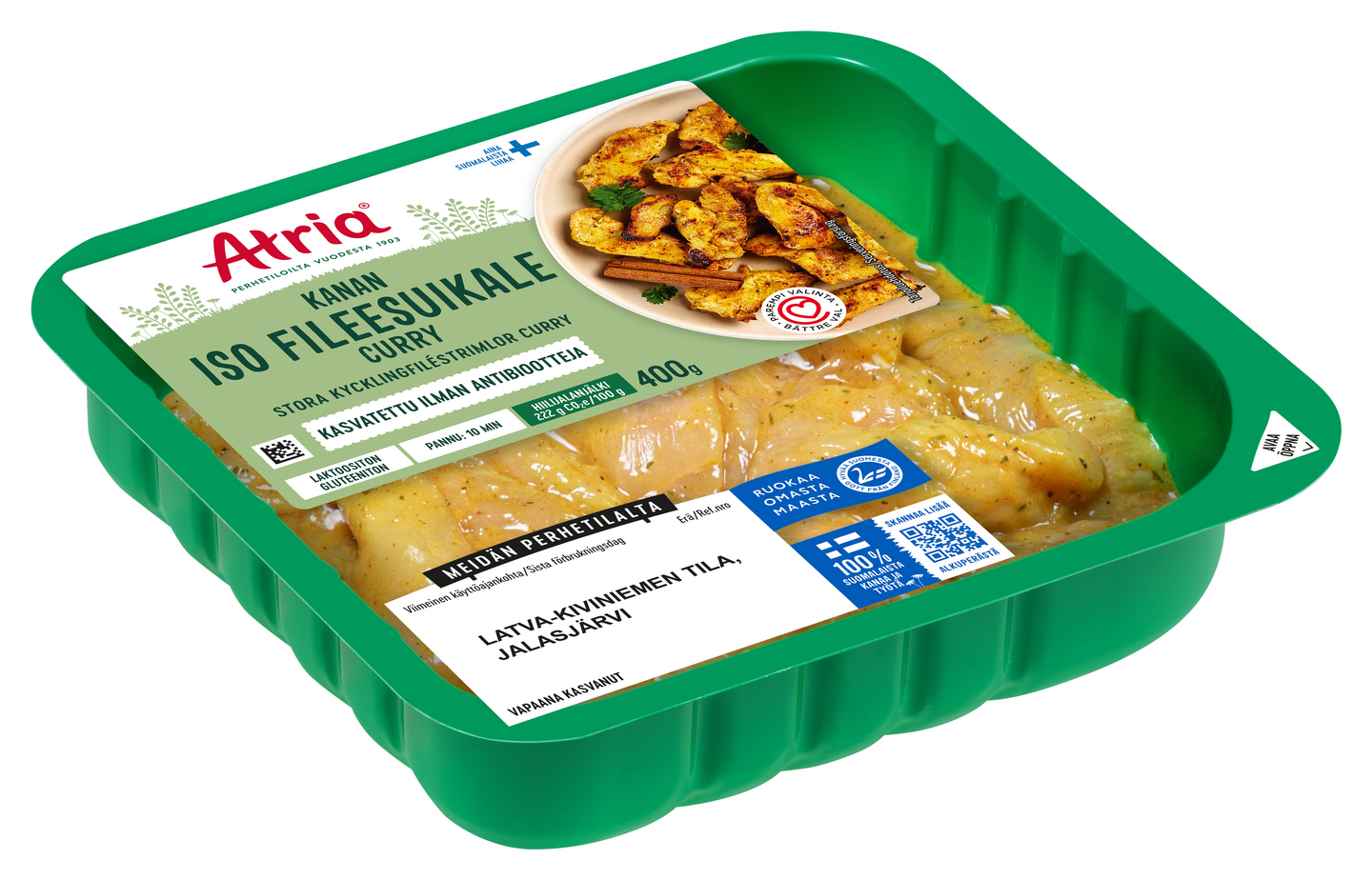 Atria kanan iso fileesuikale curry 400 g