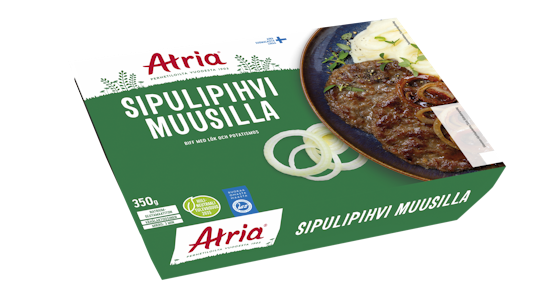 Atria sipulipihvi muusilla 350g