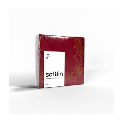 Softlin Classic Lily viini lautasliina 39cm 1-krs 1/4 50kpl