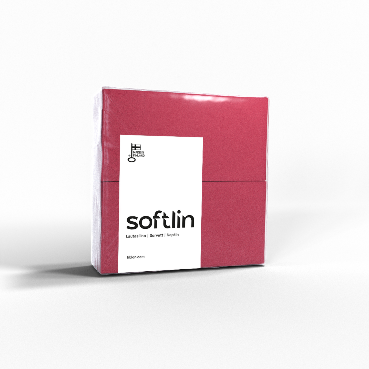 Softlin Basic lautasliina vadelma 33cm 2-krs 1/8 100kpl