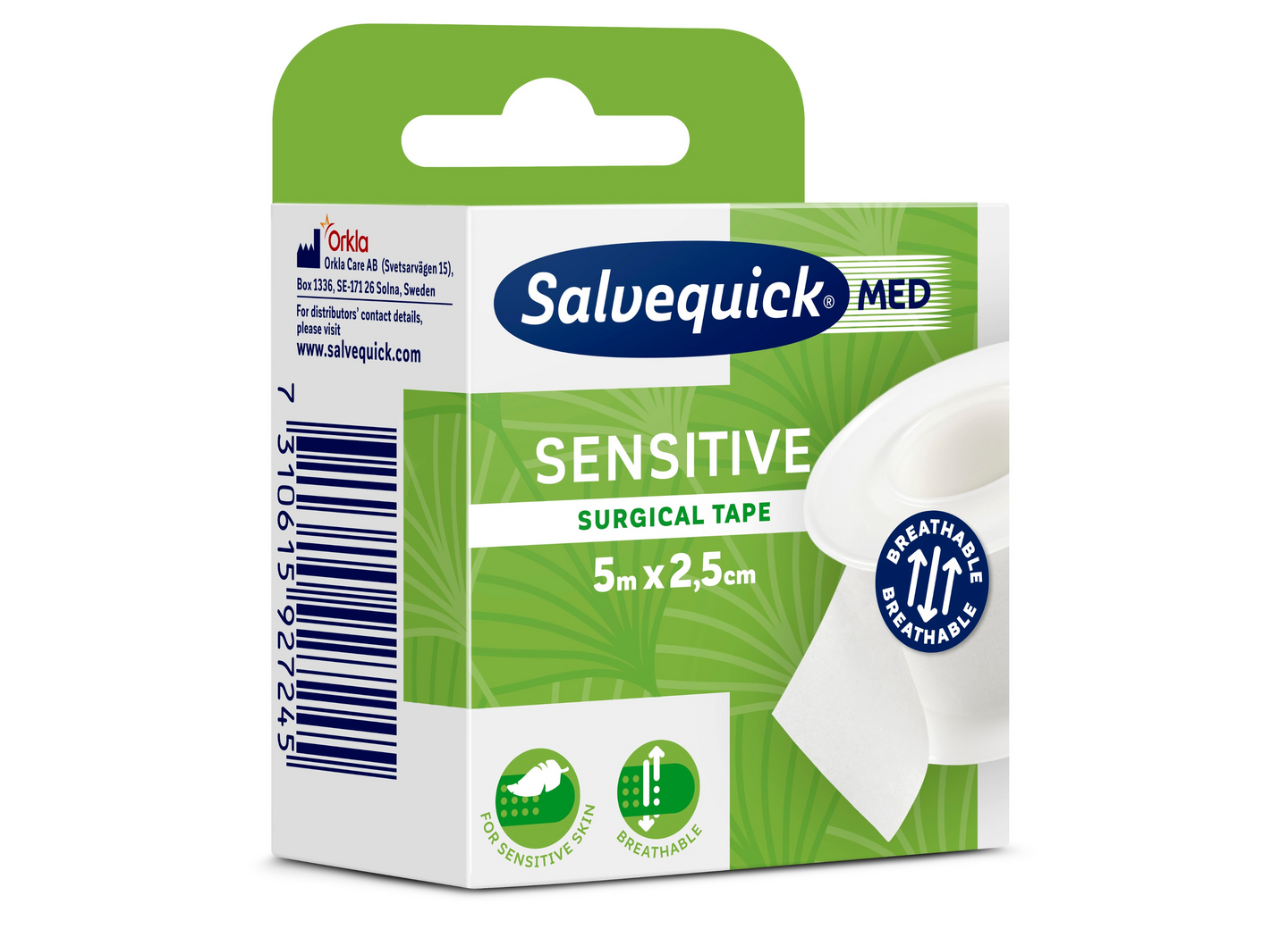 Salvequick kirurginteippi 5mx25cm Sensitive