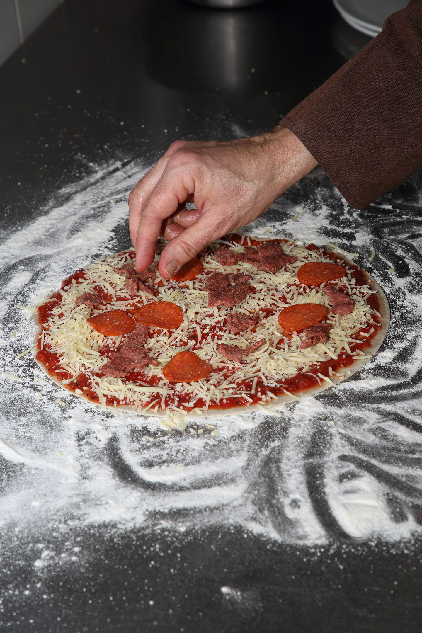 Leipätalo ruispizzapohja 30cm 200g x 35kpl raakapakaste