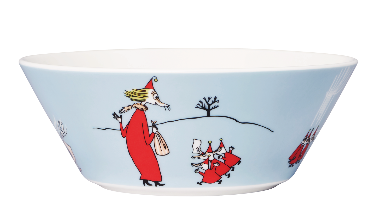 Moomin Arabia Muumi kulho 15 cm Vilijonkka harmaa