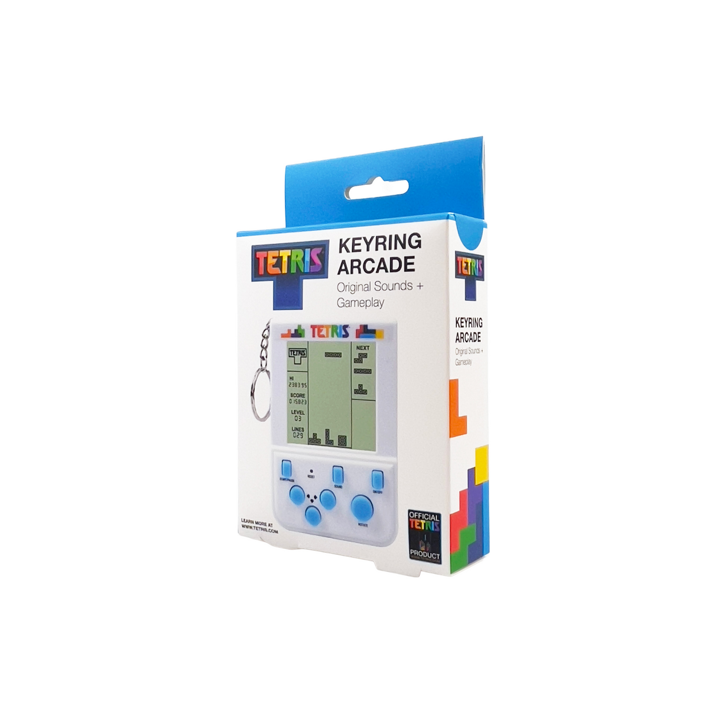 Tetris-Peli Avaimenperässä