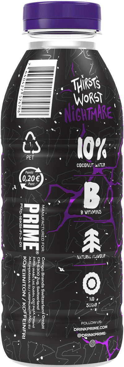 Prime KSI The Nightmare Hydration 0,5l