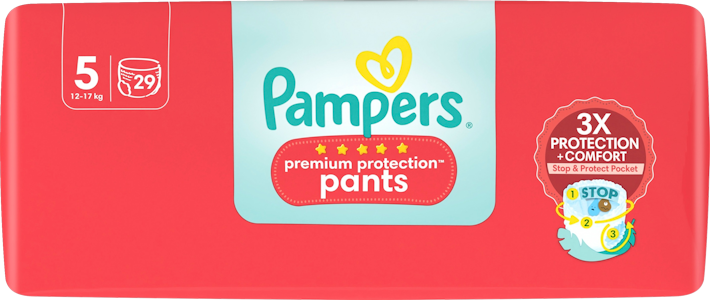 Pampers Premium Protection Pants S5 12-17kg 29kpl