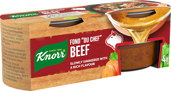 Knorr FOND DU CHEF Naudanliha-annosfondi 4 x 28 g