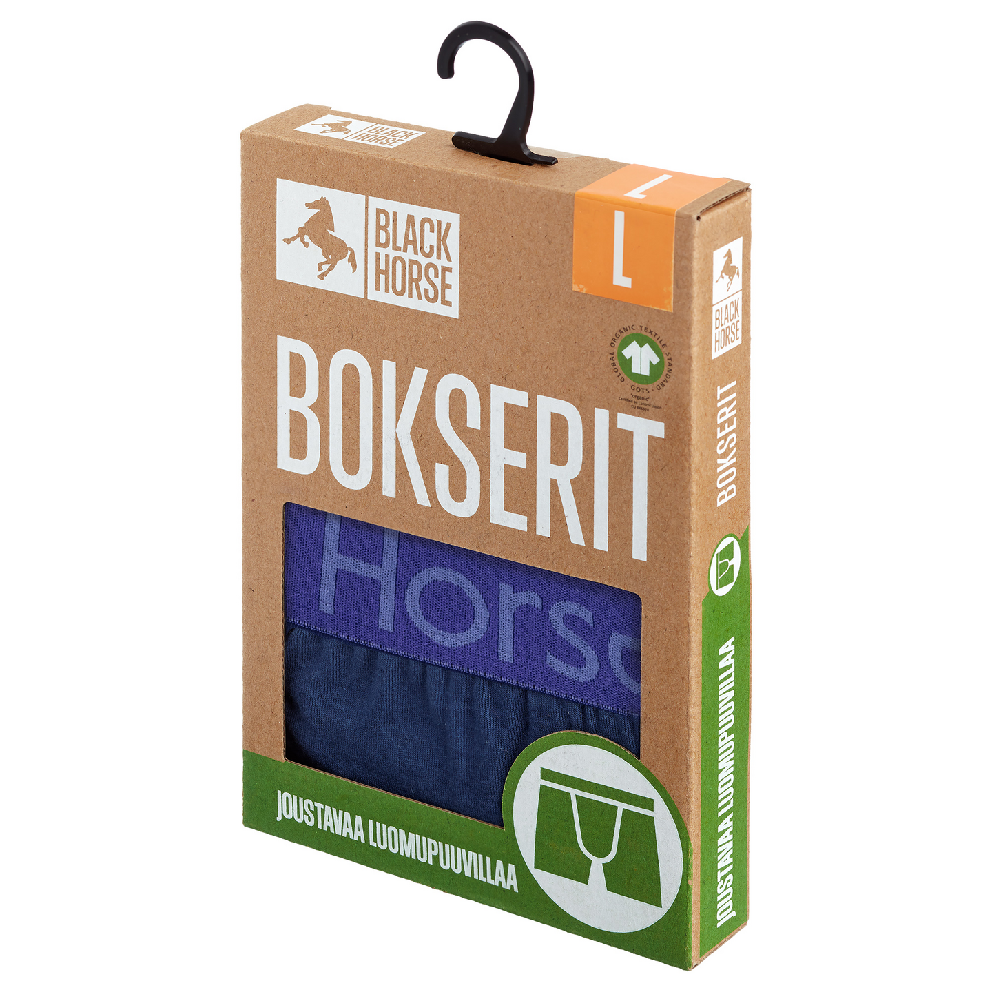 Black Horse miesten bokserit I068 sininen