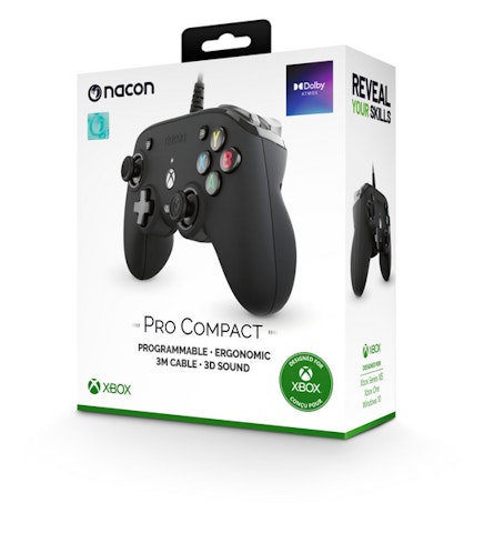 Nacon Pro Compact Xbox peliohjain musta