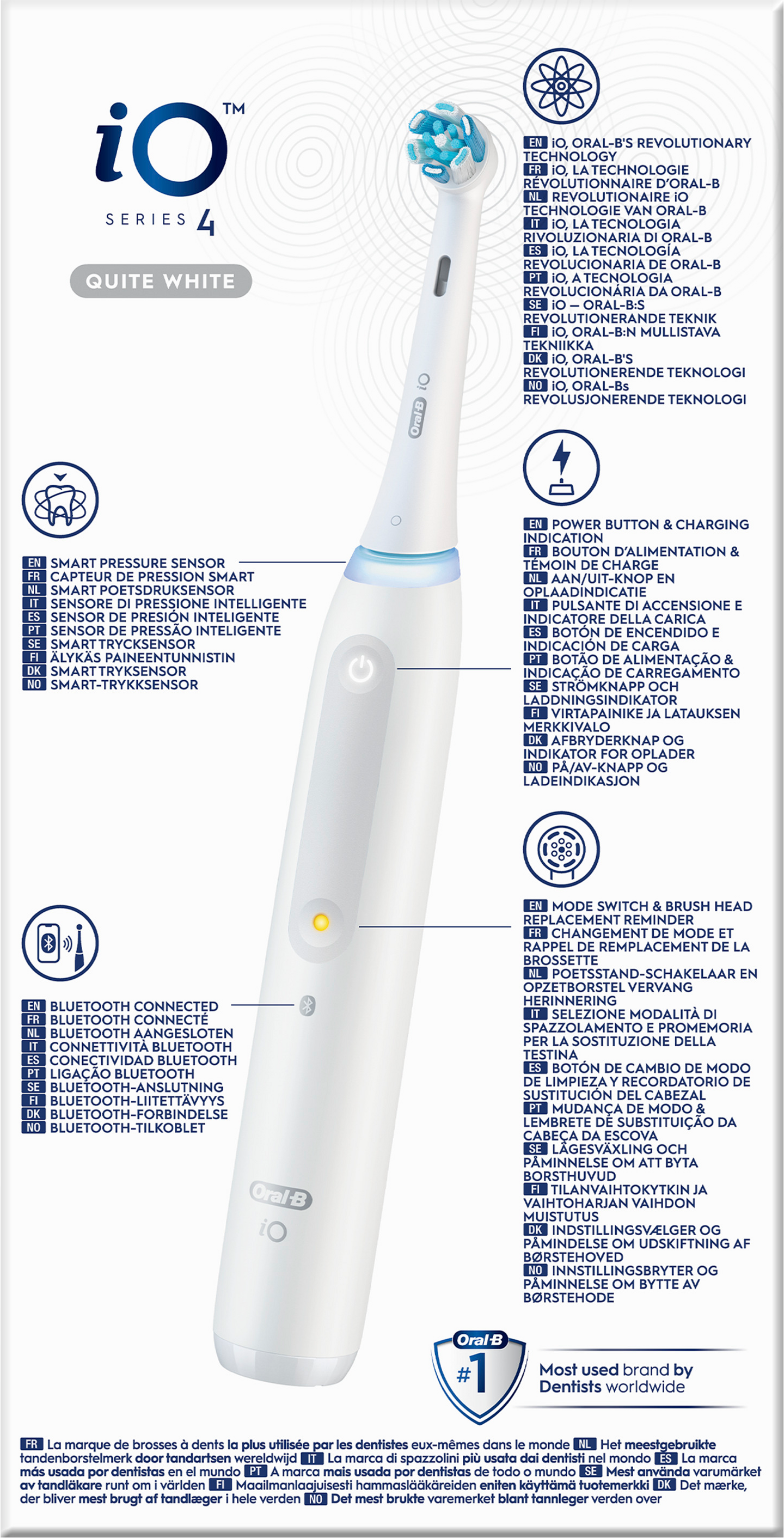 Oral-B iO4 Quite White -sähköhammasharja