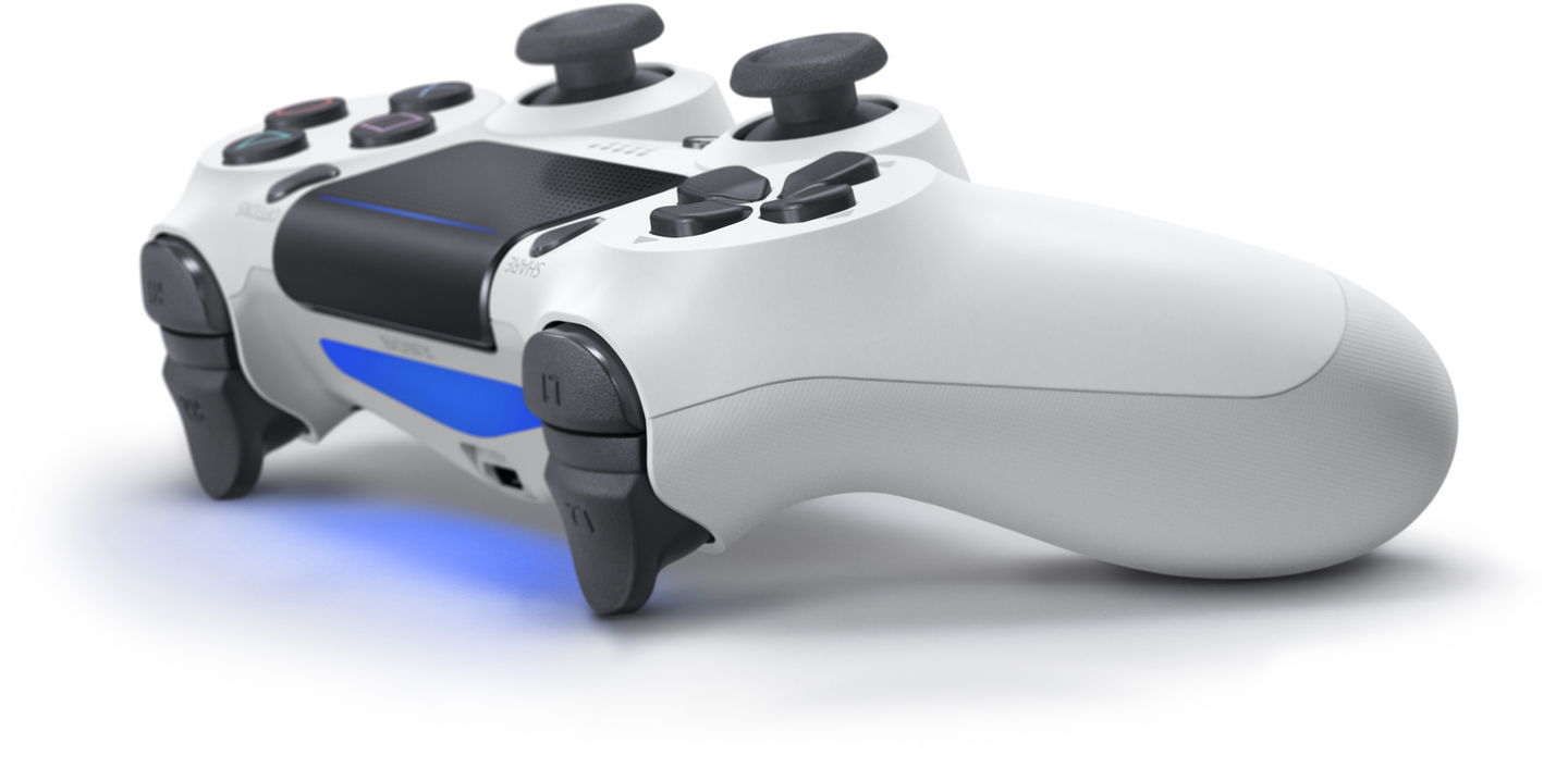 Sony PS4 DualShock 4 v2 Glacier White -peliohjain