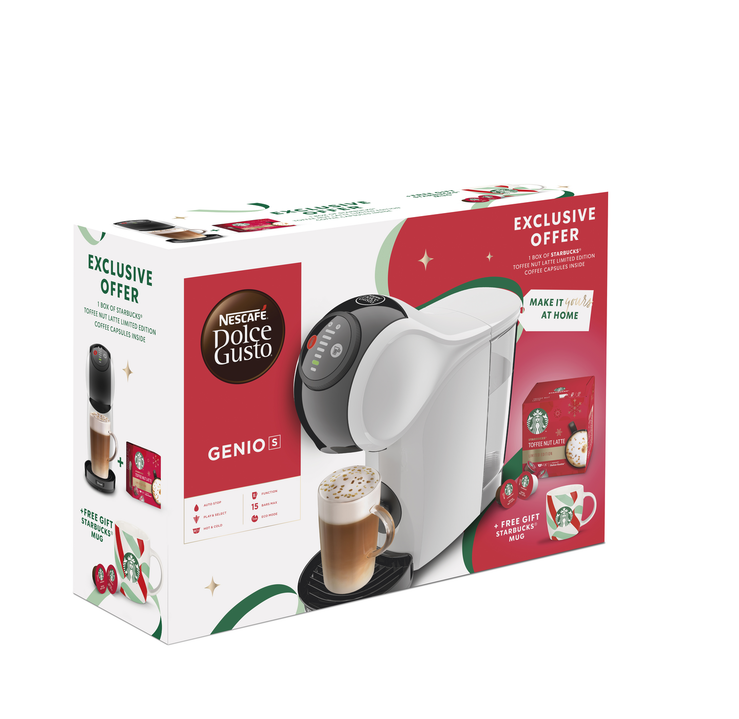 Nescafé Dolce Gusto Genio S Starbucks Limited edition -kapselikeitin