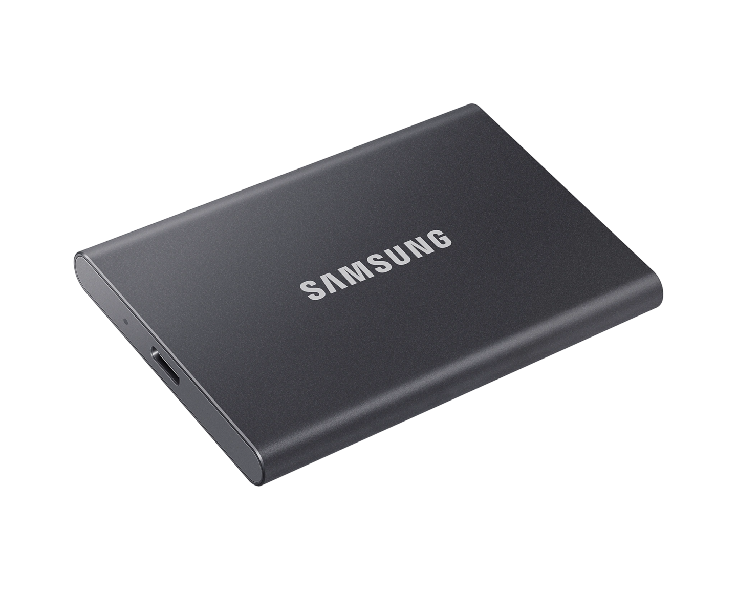 Samsung T7 1 Tt -SSD-levy, harmaa