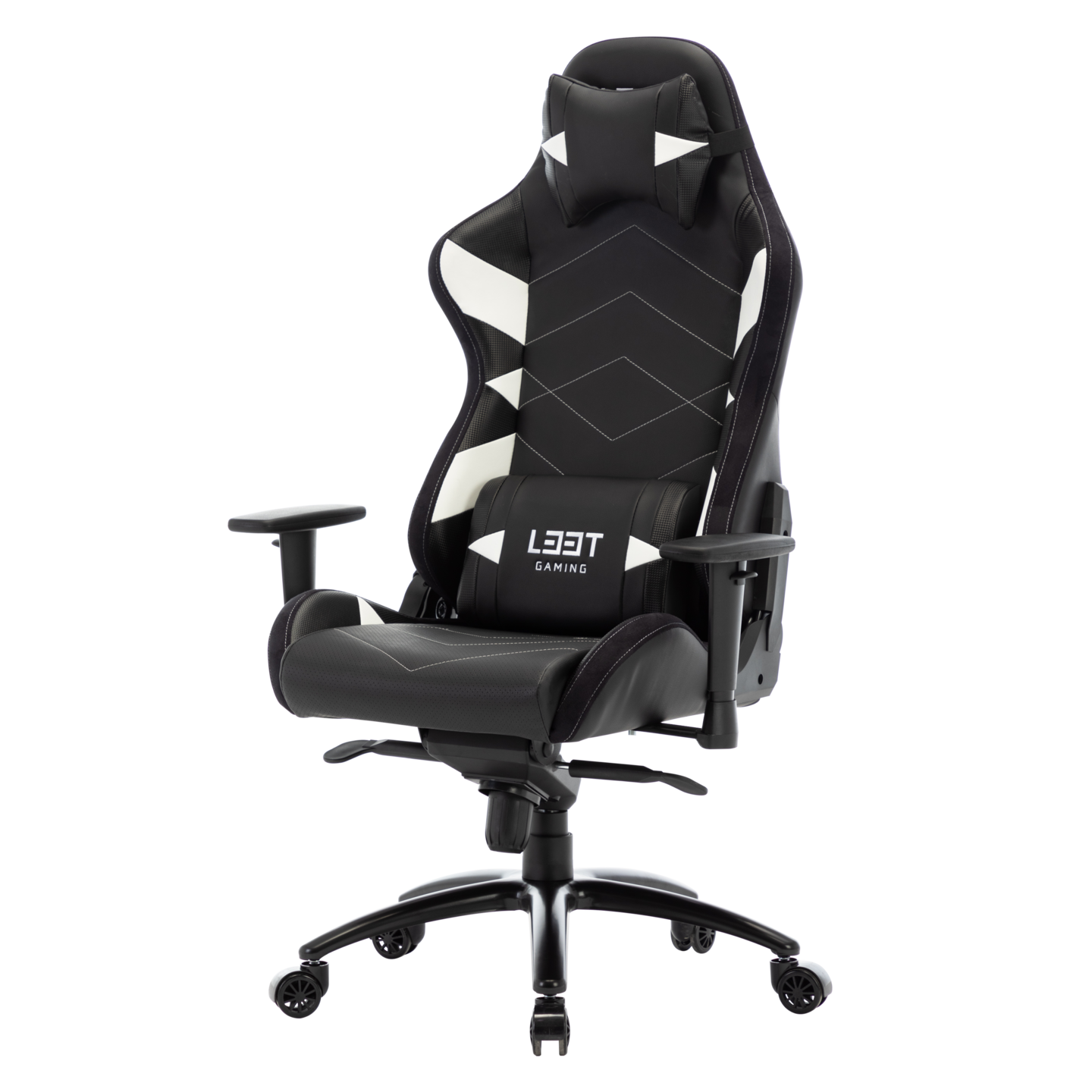 L33T Elite V4 -pelituoli, valkoinen